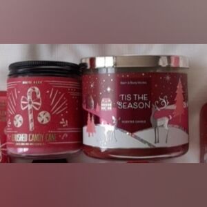 12 Items Bath And Bodyworks candles, body washes, lotions